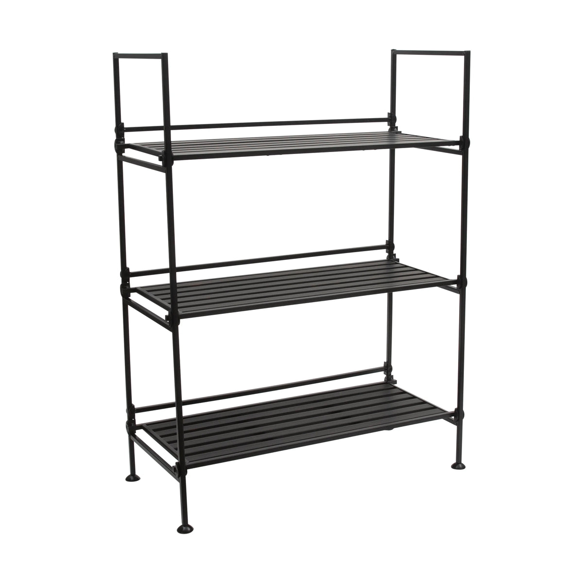3 Tier Freestanding Storage Shelf Unit in Espresso J527