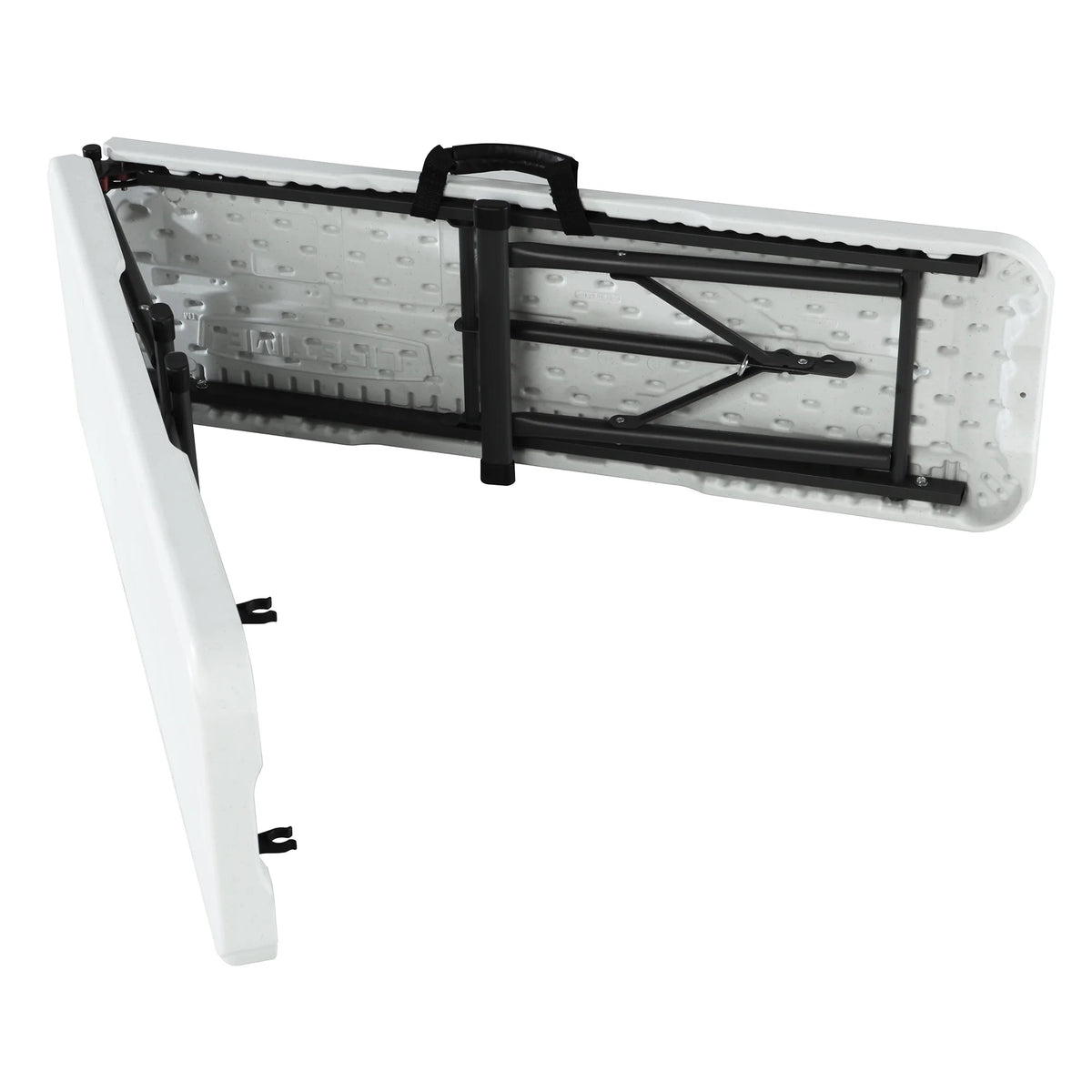 White Steel Outdoor Storage Bench R773238