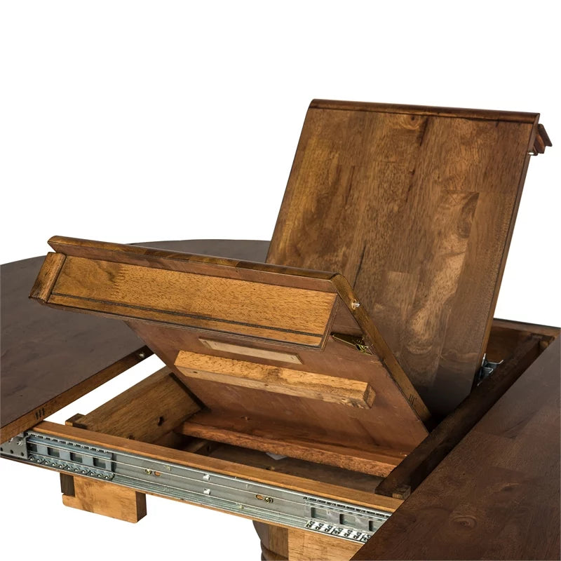 Oak Wood Pedestal Table Z6143