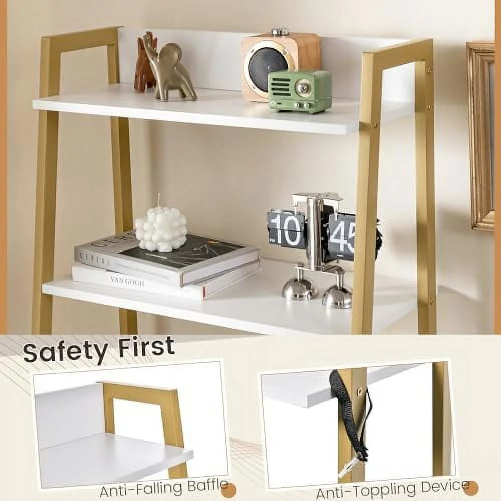 Black Brown Vanity Table Set with Flip Top Mirror and Cushioned Stool D30084
