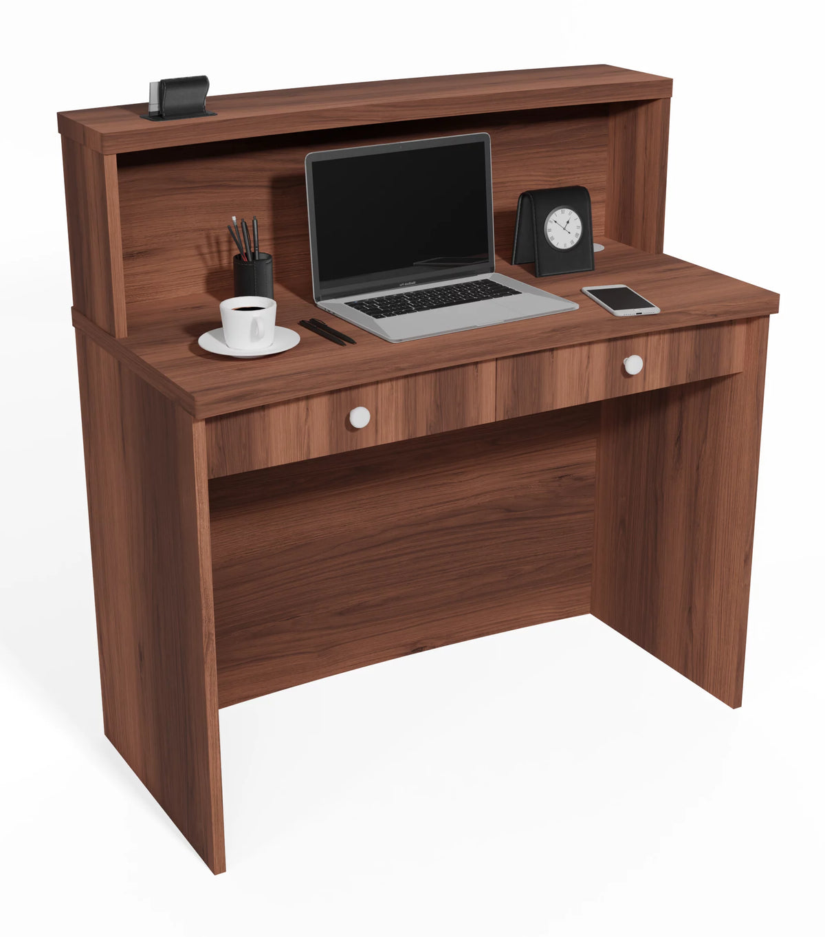 40" Modern Reception Desk with Transaction Counter Q941583