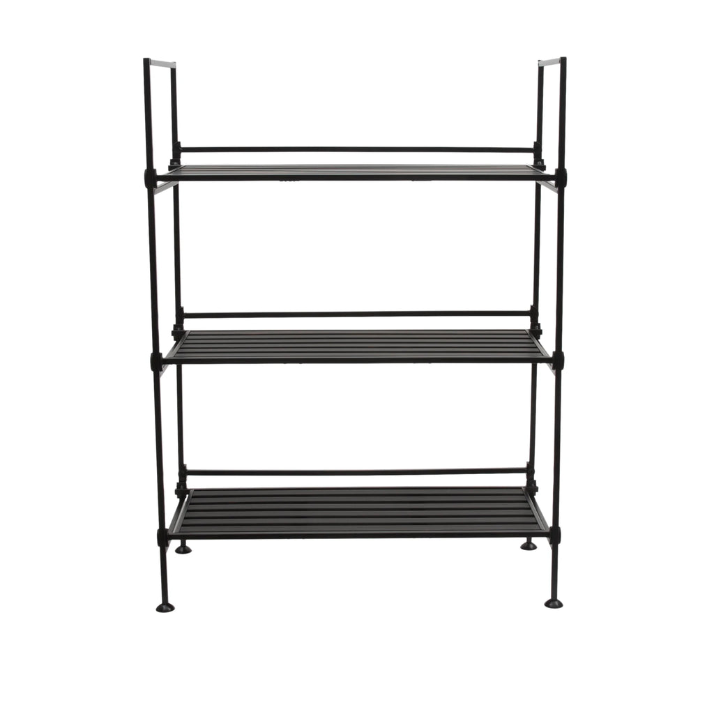 3 Tier Freestanding Storage Shelf Unit in Espresso J527