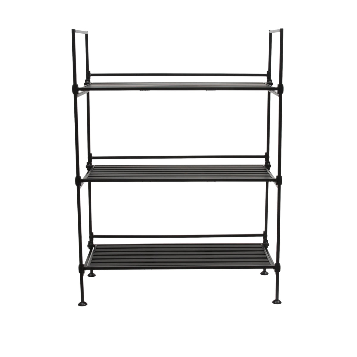 3 Tier Freestanding Storage Shelf Unit in Espresso J527