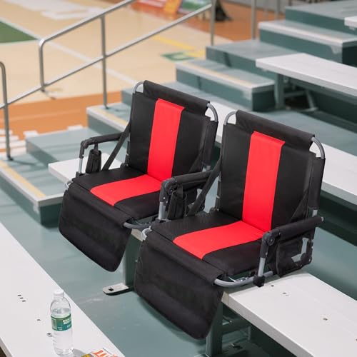 Portable Folding Stadium Chair with Armrest P737995