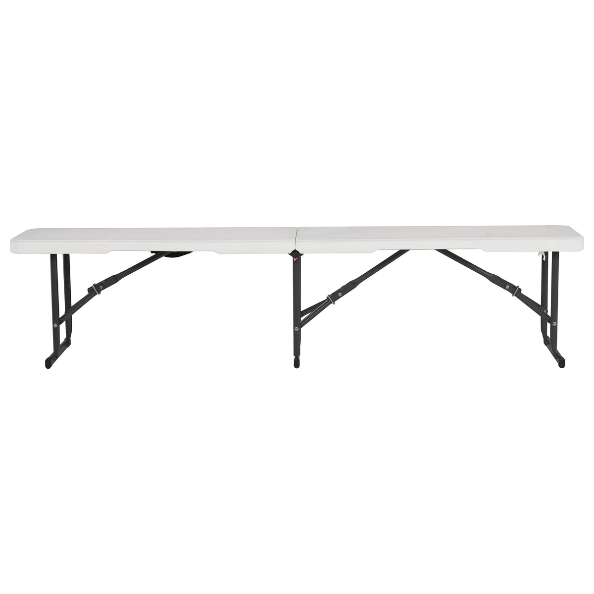 White Steel Outdoor Storage Bench R773238