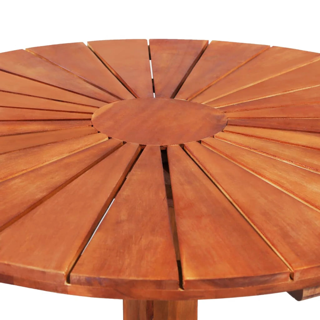 Acacia Wood Counter Height Bistro Table 27.6 x 27.6 Inches Z82655