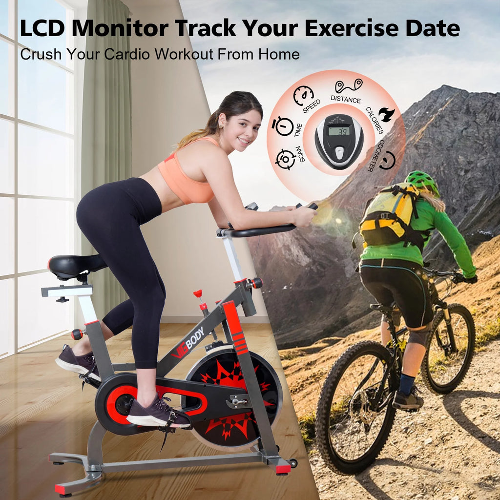 Exercise Bike 330lbs Weight X11459