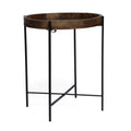 Mango Wood Folding Tray Top Side Table O608200