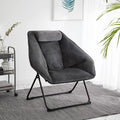 Grey Micromink Folding Chair H70986