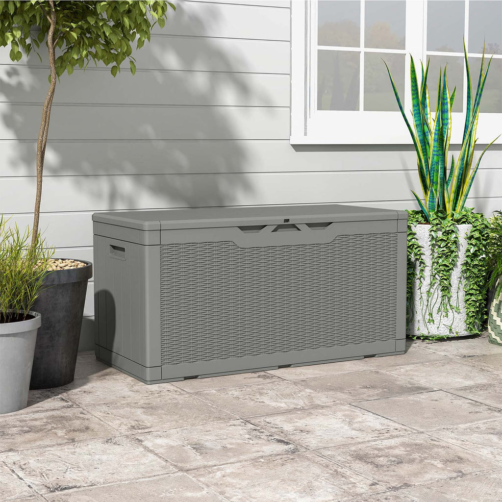 100 Gallon Resin Deck Box V7101