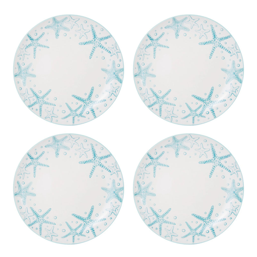 Teal Stoneware 16-Piece Dinnerware Set V98071