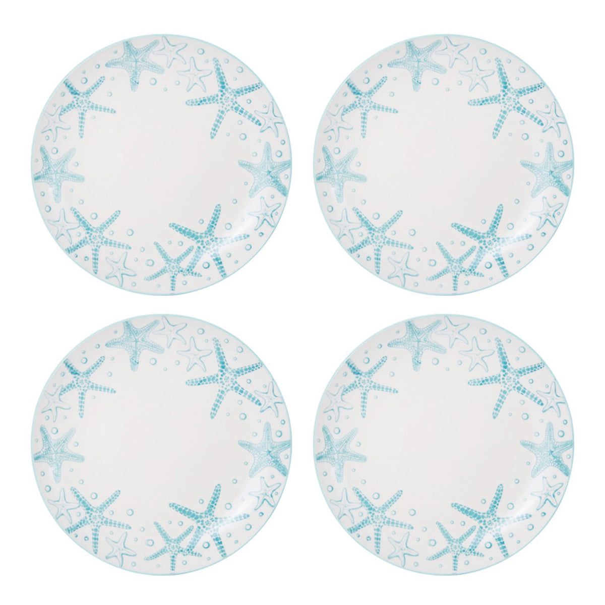 Teal Stoneware 16-Piece Dinnerware Set V98071