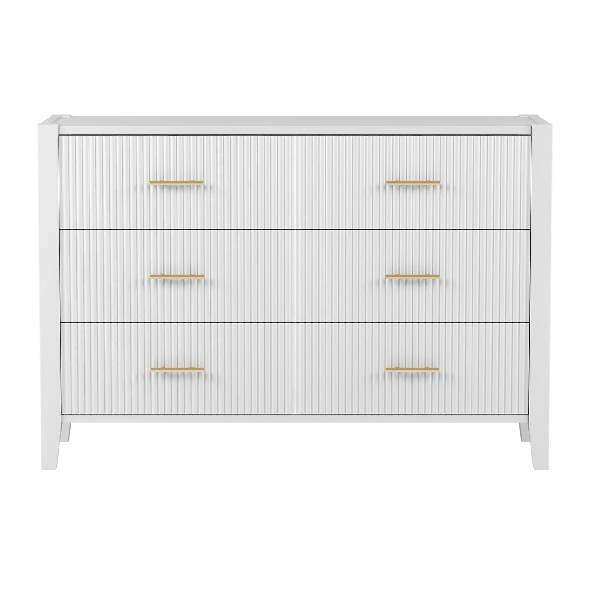 White 6 Drawer Dresser U376616