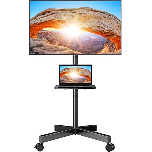 23-60 Inch Adjustable Rolling TV Stand P2625