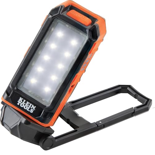 Rechargeable LED Flashlight Worklight with Kickstand and Carabiner E385