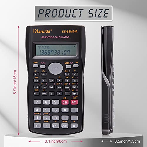 10 Pieces Scientific Calculator Large Display D643