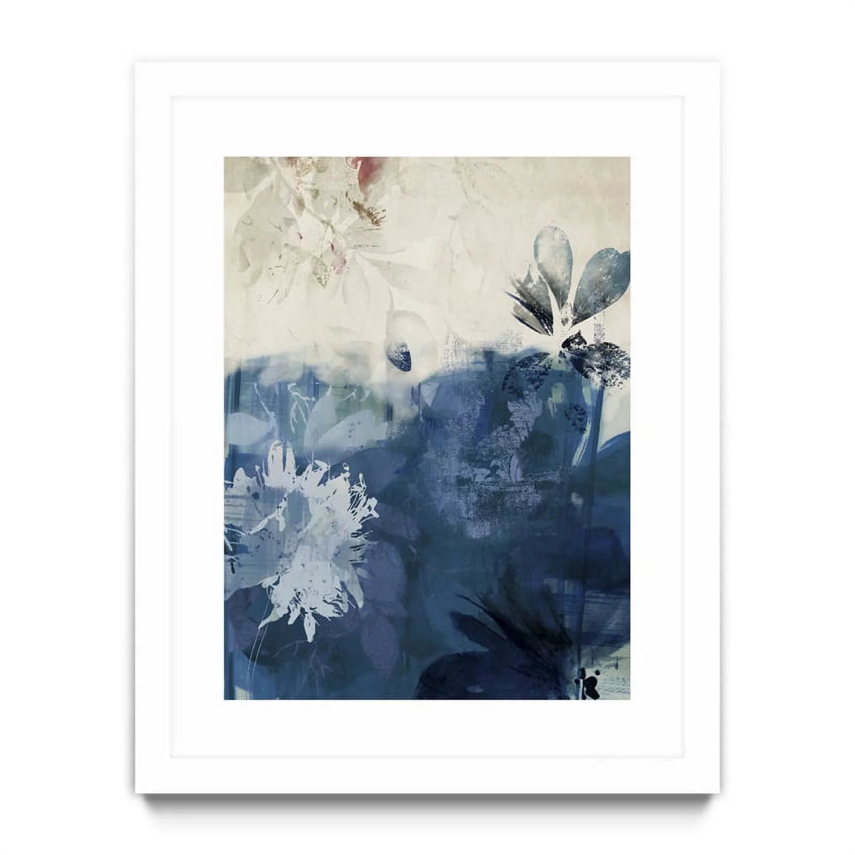 30x40 Matted and Framed in White Q4916