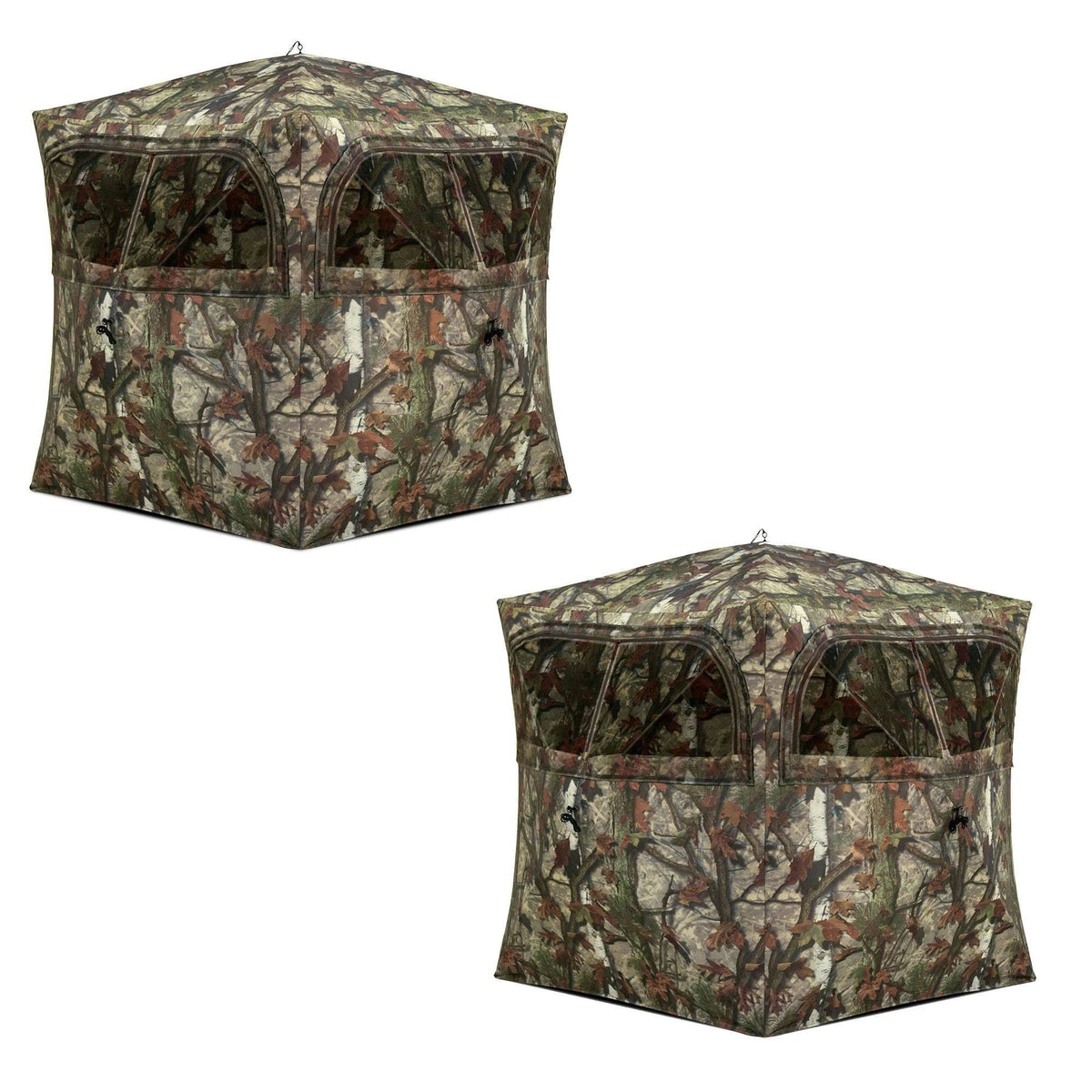 Camo Lightweight Pop Up Ground Hunting Blind 2 Pack X586