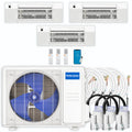 36,000 BTU 3 Zone Ceiling Cassette Ductless Air Conditioner and Heat Pump C731