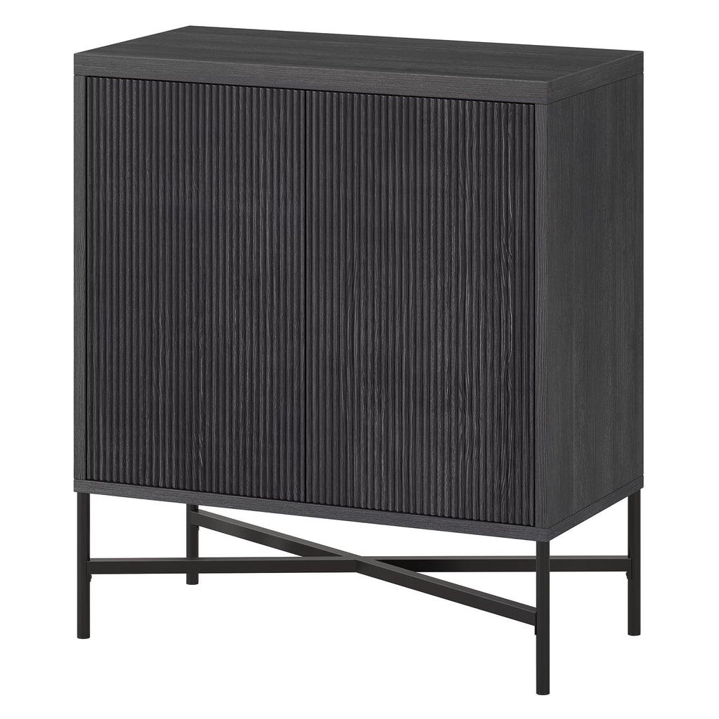 Charcoal Gray Accent Cabinet A3682