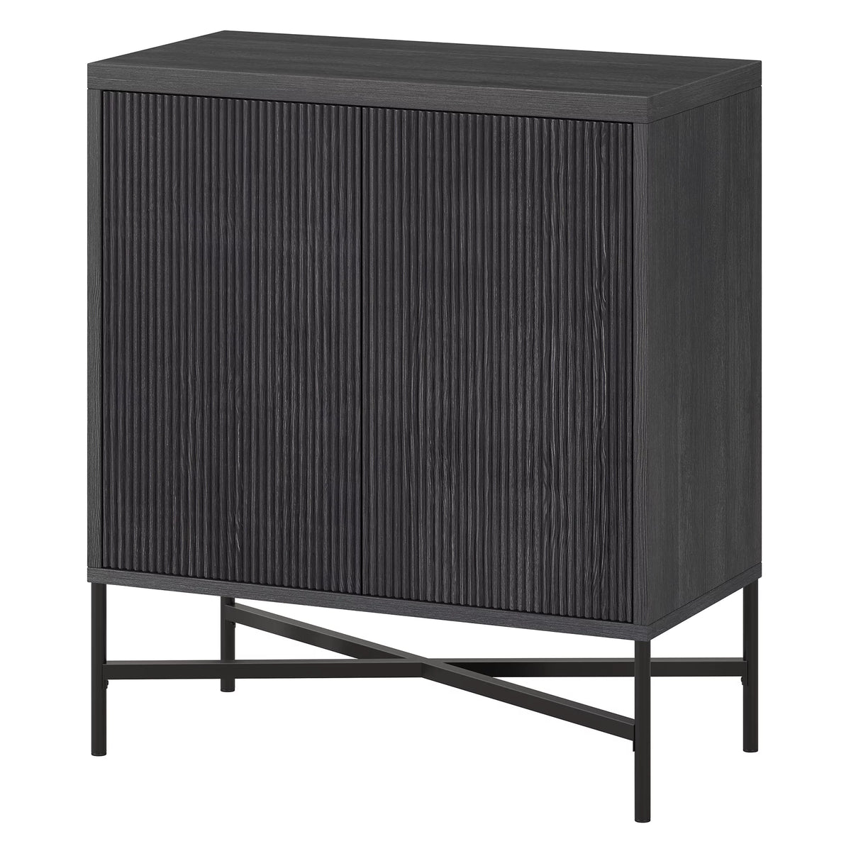 Charcoal Gray Accent Cabinet A3682