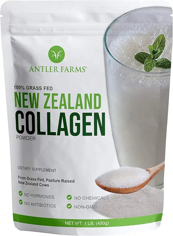 Pure New Zealand Collagen Powder, Unflavored, 1 lb R7275