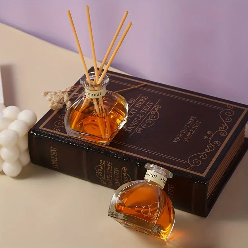 50ml Diffuser With Sticks Lavender Honey Peach Scent Q777