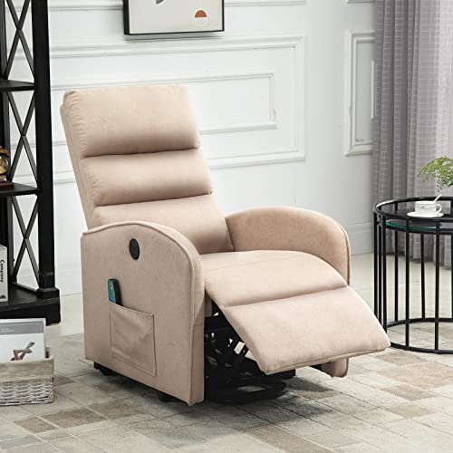 Black PU Leather Power Lift Recliner Chair with Remote Control E202