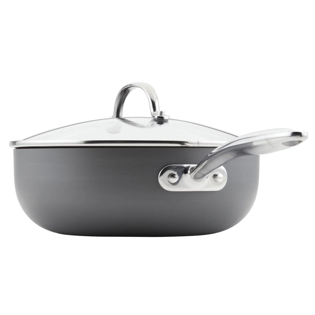 Hard Anodized Non-Stick Saucepan with Lid, 4 Quart K35234