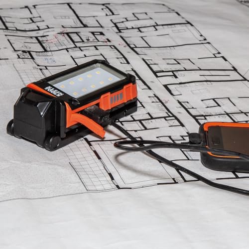 Rechargeable LED Flashlight Worklight with Kickstand and Carabiner E385