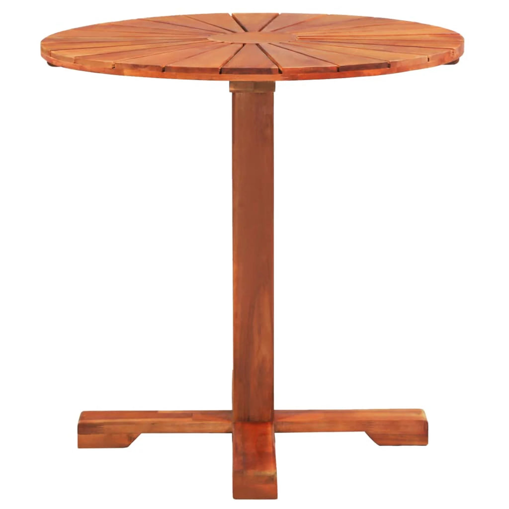 Acacia Wood Counter Height Bistro Table 27.6 x 27.6 Inches Z82655