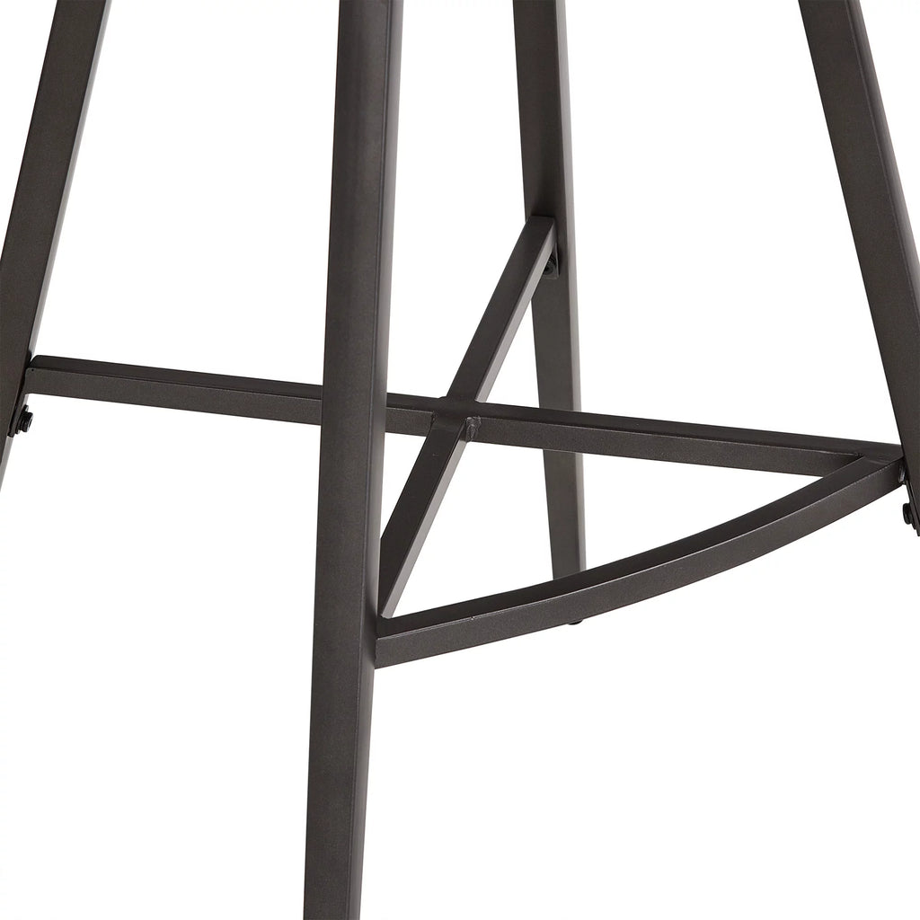 29" Metal Swivel Bar Stools, Set of 2, Brown G638