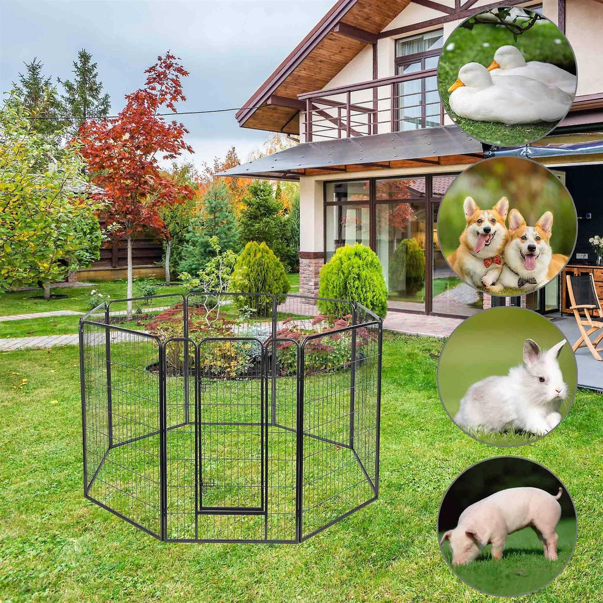 Extra Large Dog Exercise Fence Panel N631933