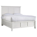 Cal King Bed in White Mahogany L531