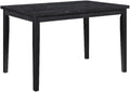 Black Wood Dining Table L30558