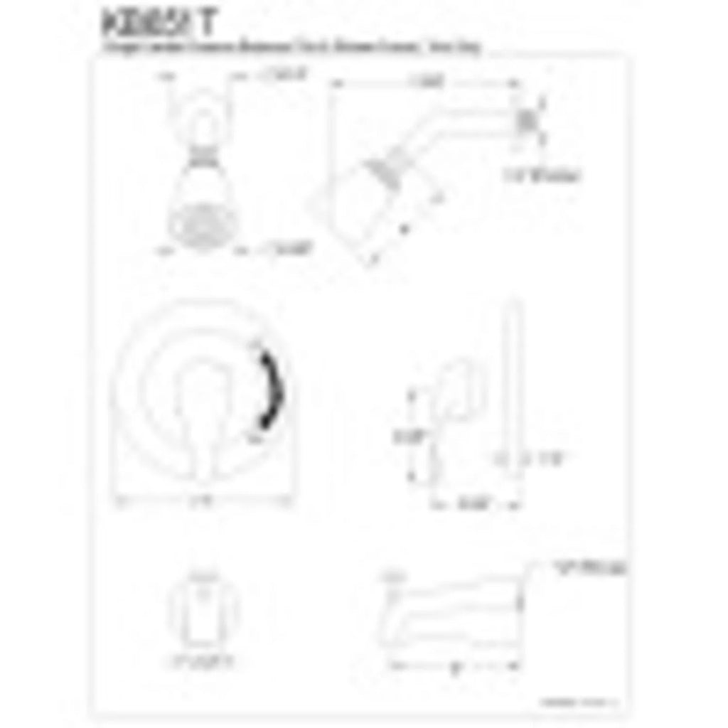 Polished Chrome Tub & Shower Faucet K24922