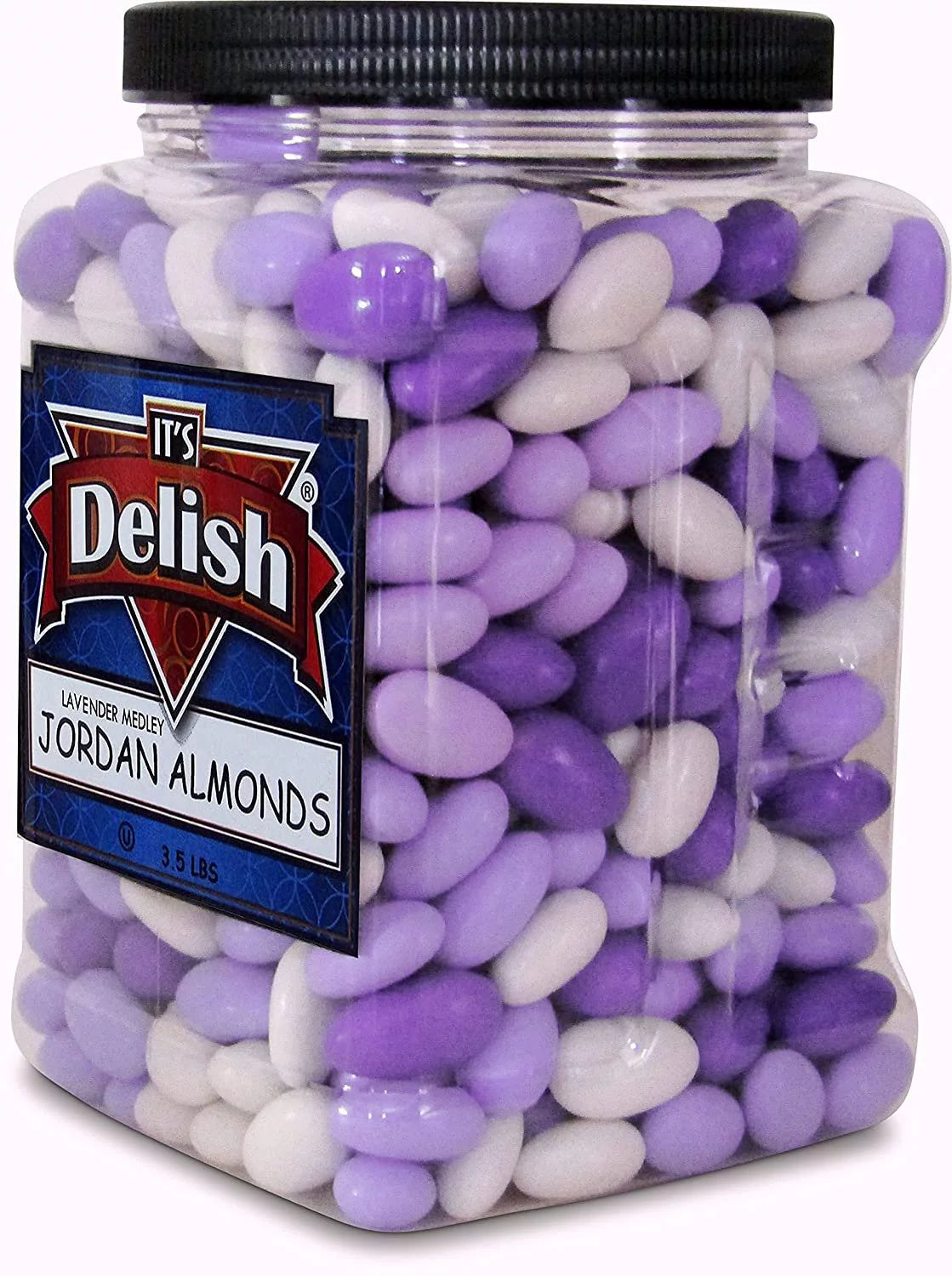 Lavender Purple & White Jordan Almonds 3.5 LBS Vegan & Kosher Q8383