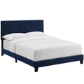 Modern Velvet Twin Bed I361