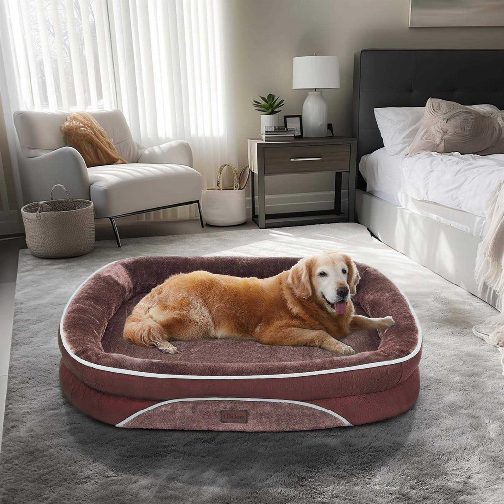 Oversized Orthopedic Dog Bed with Egg Foam T2626