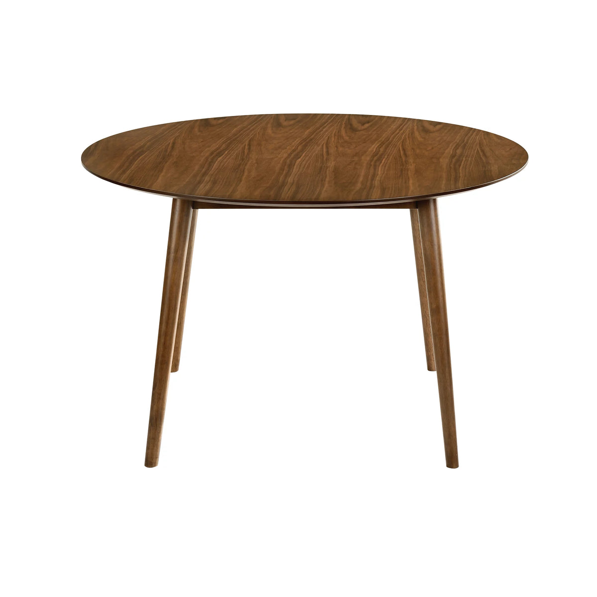 Round Modern Wood Dining Table in Walnut M151650
