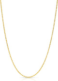 10k Yellow Gold 2mm Diamond Cut Rope Chain Necklace K4102