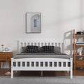 Full Solid Pine Wood Bed Frame with Wood Slats H68210