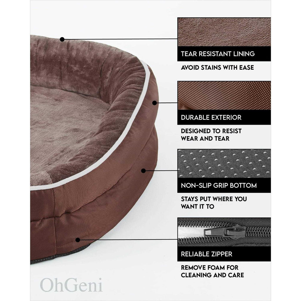 Oversized Orthopedic Dog Bed with Egg Foam T2626