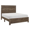 Brown Full Size Wooden Bed S685