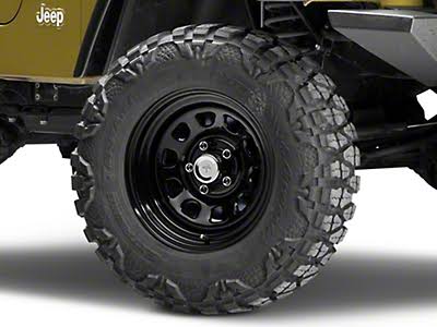 Black Steel Wheel 15x10 Y279