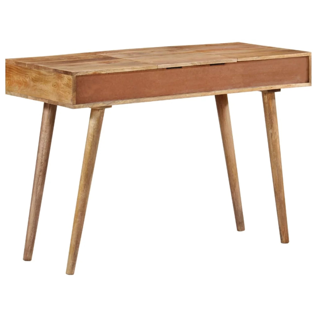 Folding Mirror Makeup Table with 2 Drawer Mango Wood Vanity B259