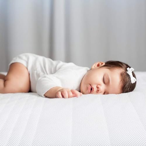 Dual-Sided Memory Foam Crib Mattress with Washable Mesh Cover S1137