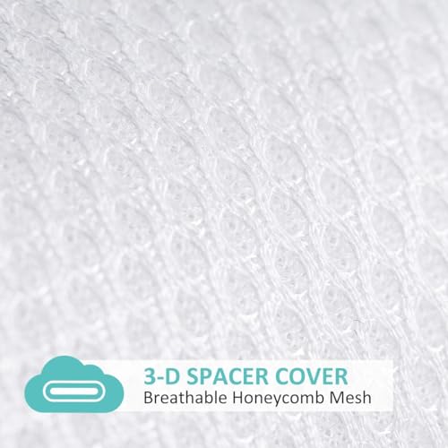 Dual-Sided Memory Foam Crib Mattress with Washable Mesh Cover S1137