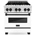 30 4.0 cu. ft. Dual Fuel Range with White Matte Door Y4616