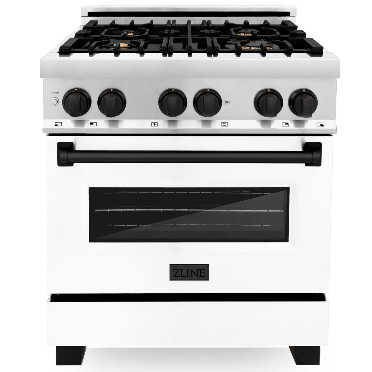 30 4.0 cu. ft. Dual Fuel Range with White Matte Door Y4616